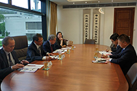 President Rocky Tuan CUHK leads CUHK members to  meet with Director Jiang Jianxiang of Department of Education, Science and Technology of the LOCPG in the HKSAR